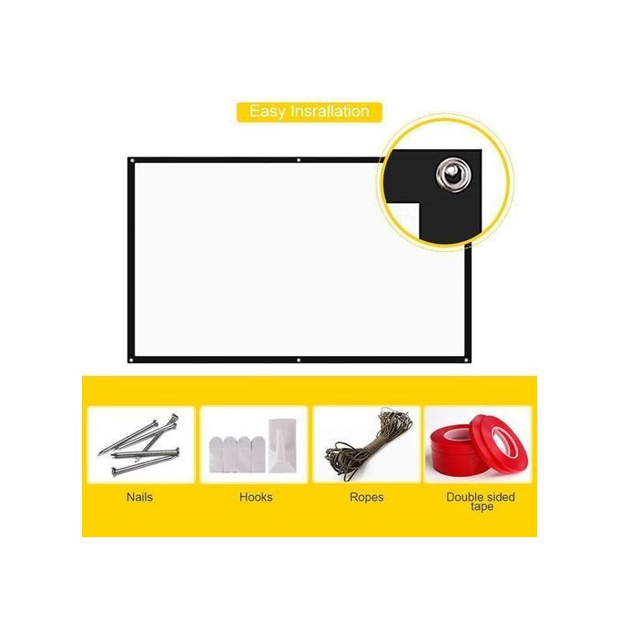 100" Inch Projector Screen - Projection Screen