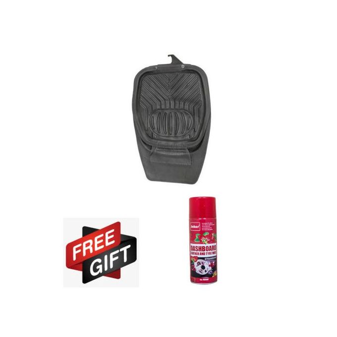 5pc Car Floor Mats-Rubber+free Dashboard Spray Polish