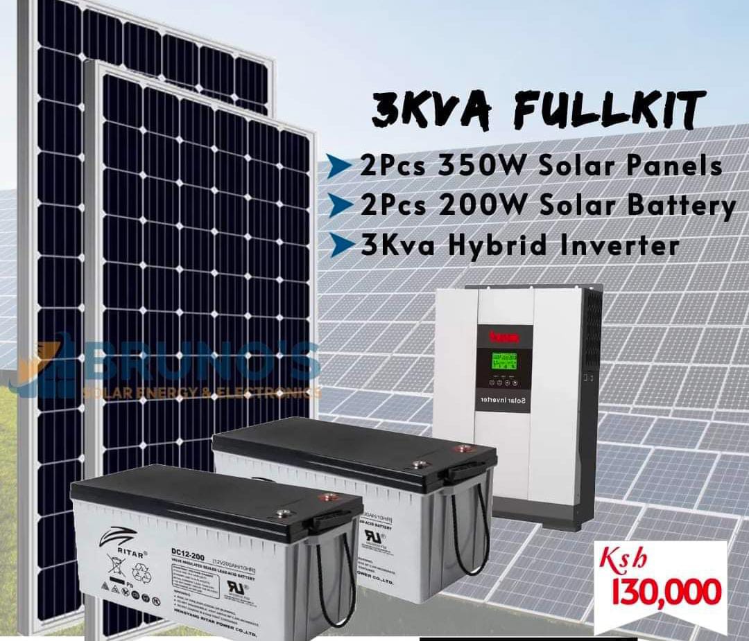 3KVA SOLAR FULL KIT