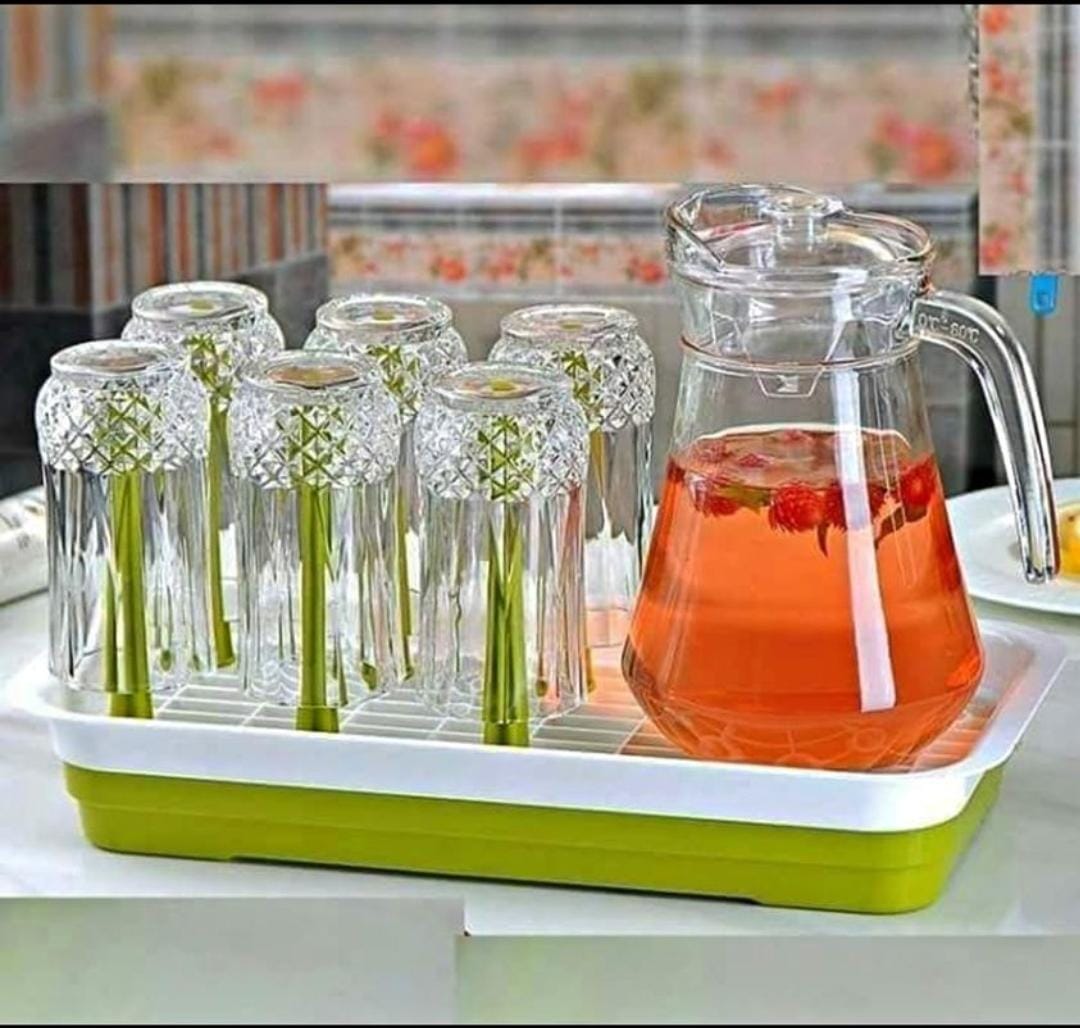 juice/water glass & jug set