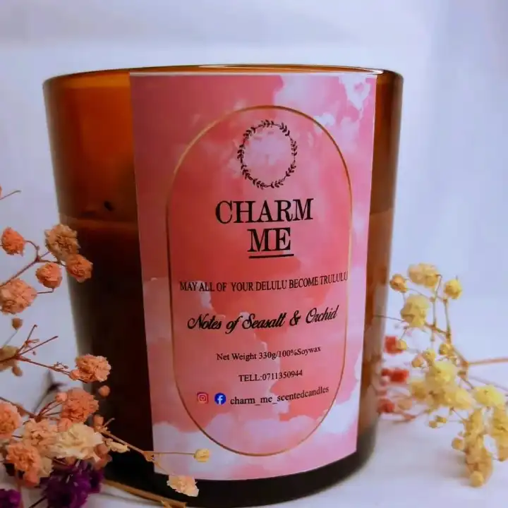 (FLASH SALE) SEASALT & ORCHID;Popular Luxury Design Soy Wax Spiritual Scented Candles For Home Restaurant Festival Decor romantic  dinner valentines gifts for both men and women