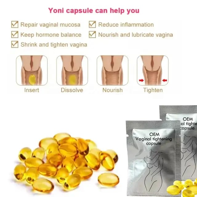 (FLASH DAY SALE)YONI TIGHTENING LUBRICATING CAPSULE Tightening Capsule is made with herbs that are helpful in keeping your vagina healthy , restoring vaginal lubrication tightness ,dispels odour