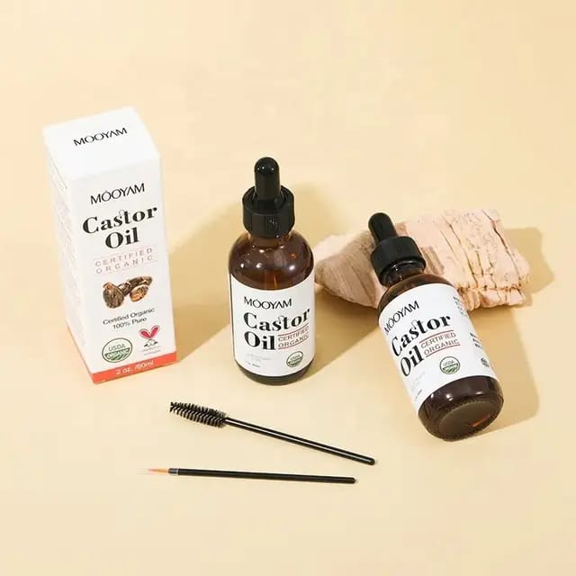 (VALENTINES DAY SALE)100%COLD PRESSED CASTOR OIL FOR EYELASHES , HAIR GROWTH