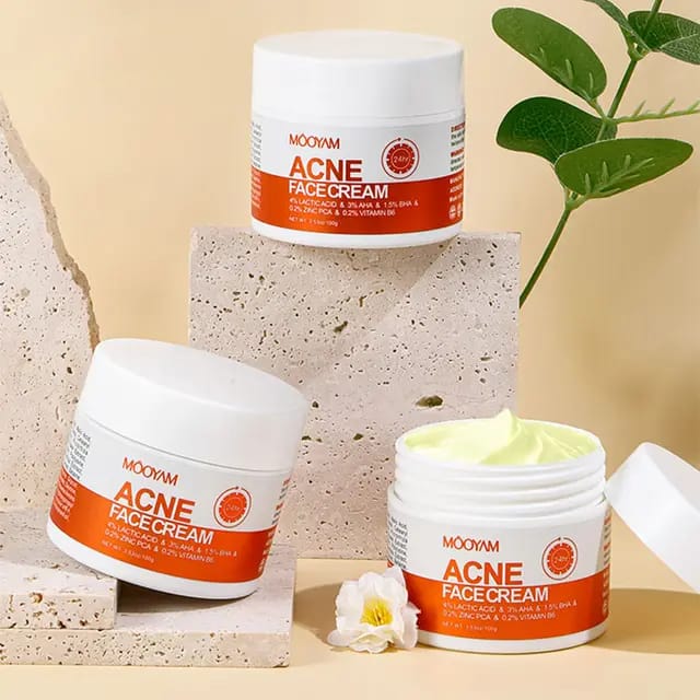 ACNE  FACE REMOVAL CREAM FAST VEGAN  EFFECTIVE FACE CARE CLEARS ACNE AND BLACK HEADS LACTIC ACID INFUSED MOISTURIZER FIRMING CREAM SHRINKS PORES NOURISHES SKIN SKIN REVITALIZER