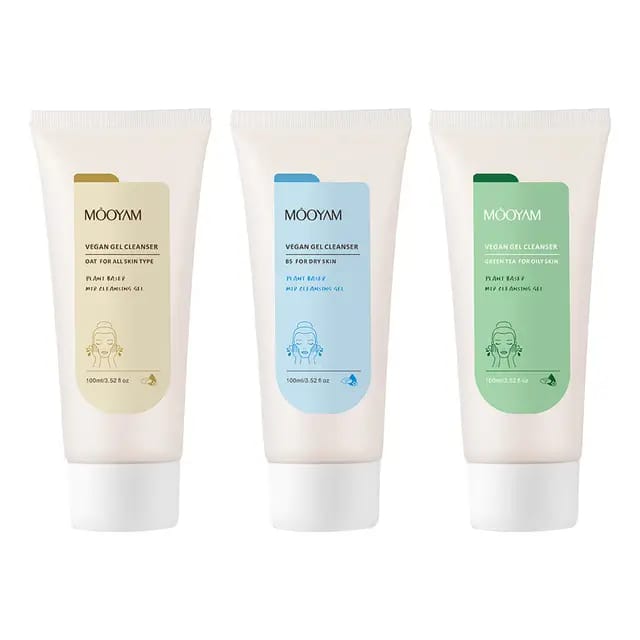 (FLASH SALE)VEGAN GEL CLEANSER GREEN TEA FOR OILY SKIN, ALL TYPE SKIN AND DRY SKIN RELIEVES ACNE AND EXFOLIATES THE SKIN SHRINKS THE PORES