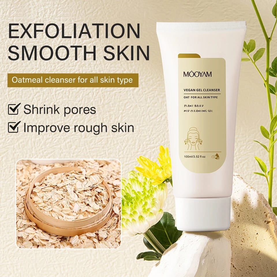 (FLASH SALE)VEGAN GEL CLEANSER GREEN TEA FOR OILY SKIN, ALL TYPE SKIN AND DRY SKIN RELIEVES ACNE AND EXFOLIATES THE SKIN SHRINKS THE PORES