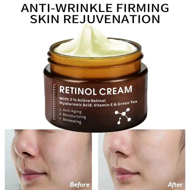 IREV RETINOL FACE  and  EYE CREAM MOISTURIZING SMOOTH ANTI -AGING ANT- WRINKLES REPAIRING DARK CIRCLES LIGHTENS EYE LINES AND BRIGHTENS THE SKIN TONE