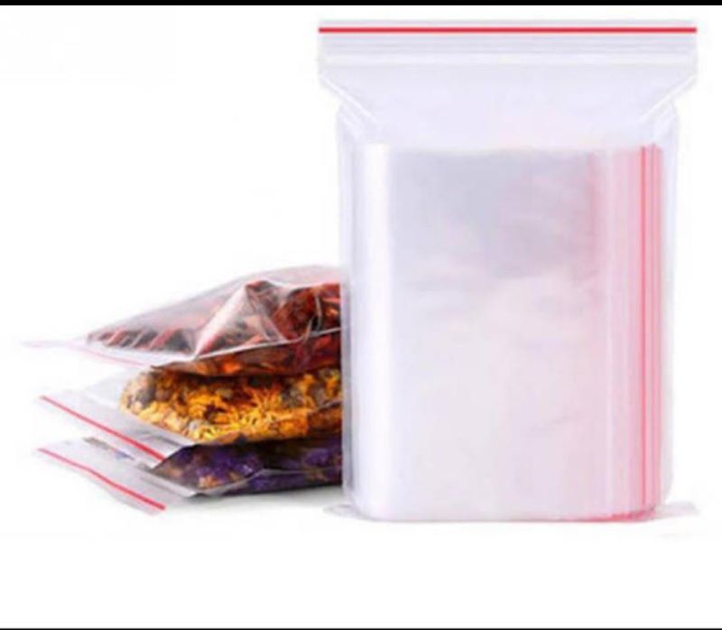 100pcs/lot Clear Stand Up Pocket Plastic Zip Lock Transparent Zipper Bags Fruit Snack Self Seal Food Storage Package Packaging