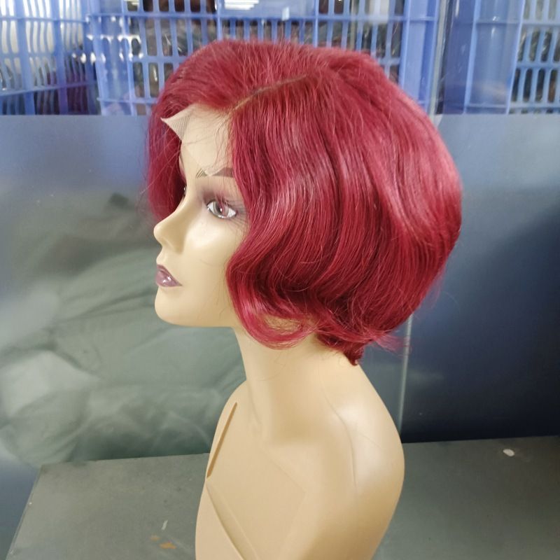 New Style 4*4 Closure Pixie Wig Short Cut 100% Human Hair