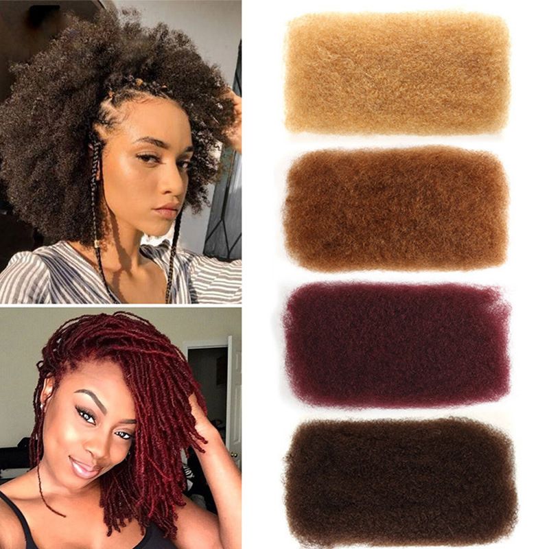 AFRO KINKY BULK 12A High Quality Human Hair Extension Black Color 32g Net Weight In Promotion