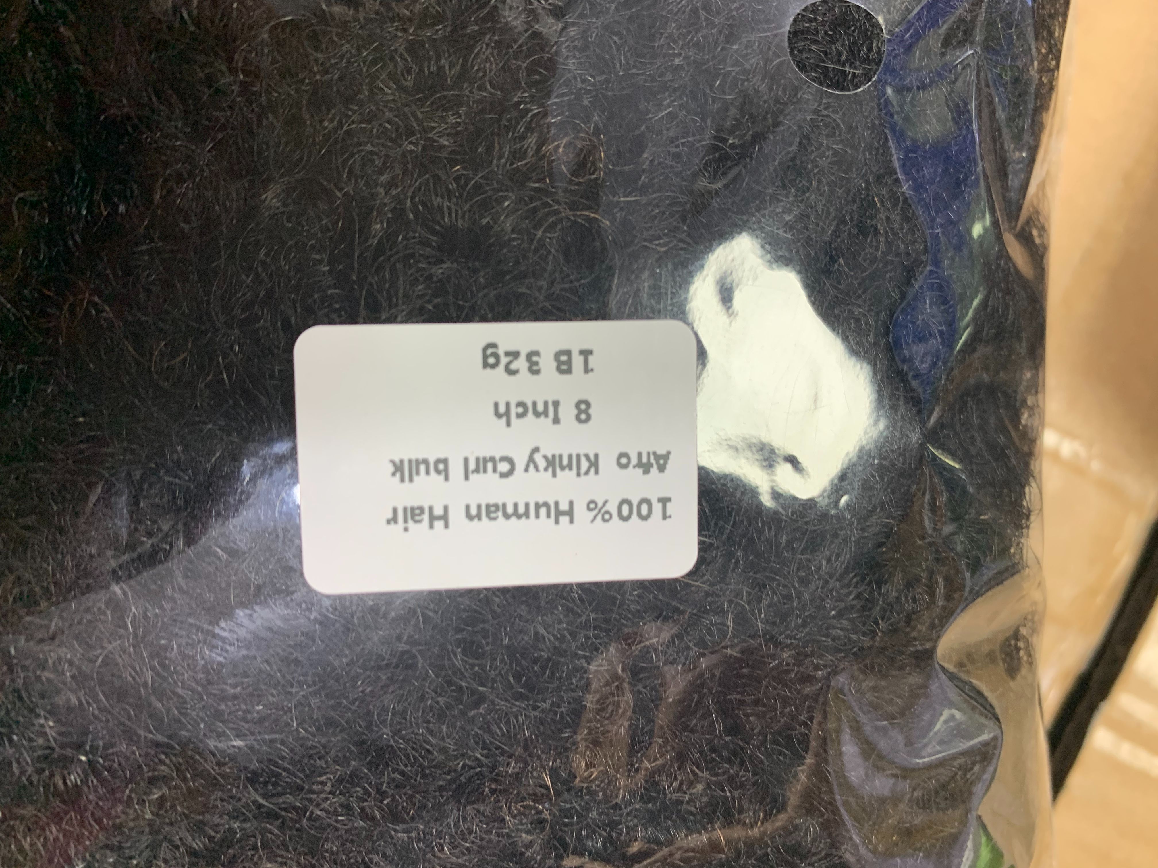 AFRO KINKY BULK 12A High Quality Human Hair Extension Black Color 32g Net Weight In Promotion