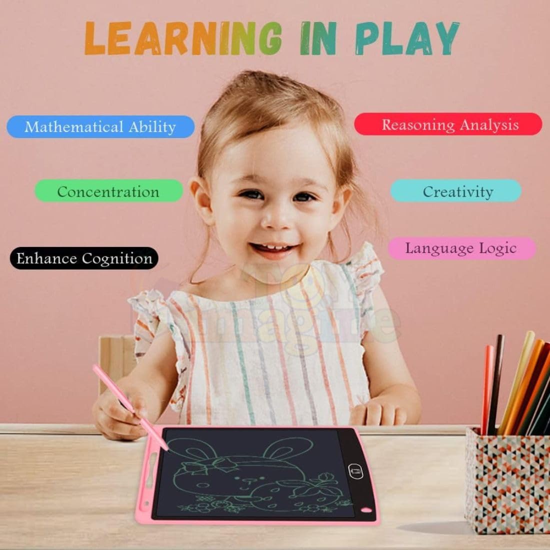 LCD Writing Tablet for Kids,Electronic Note Pad,Scribble Doodle Drawing Rough Pad,Digital Magic Slate Writing Board Electronic Lcd Writing Tablet Handwriting Memo Notepad Best Birthday Gifts