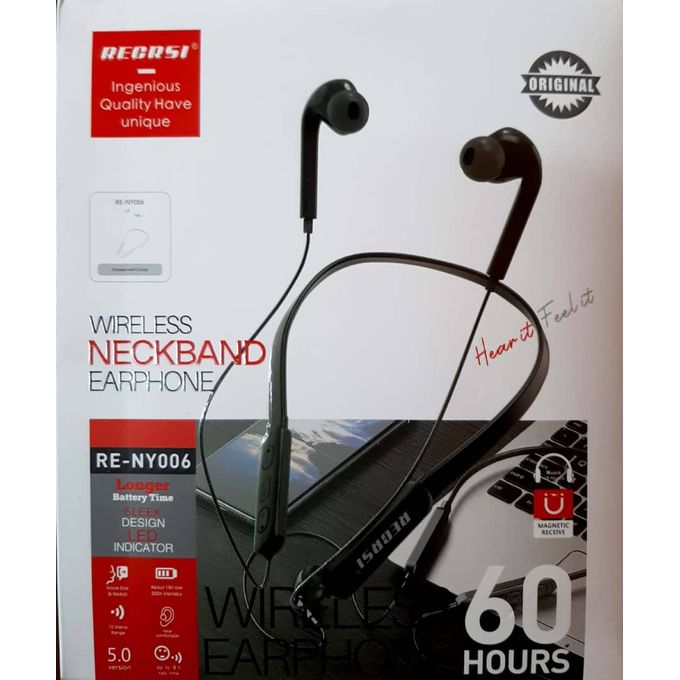 Neckband Bluetooth Headphones with Digital Display, in Ear Wireless Earphones with Microphone, Game Mode, for Workout Running Sport Work