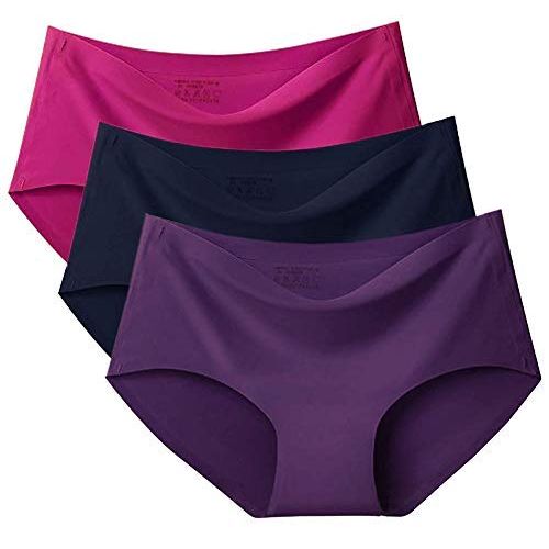 Fashion plain colour seamless panties