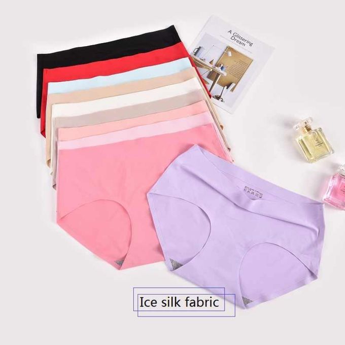 Fashion plain colour seamless panties