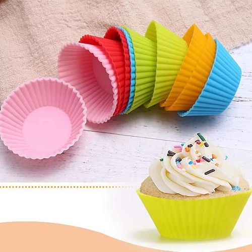Silicone reusable queen cake molds 12pcs