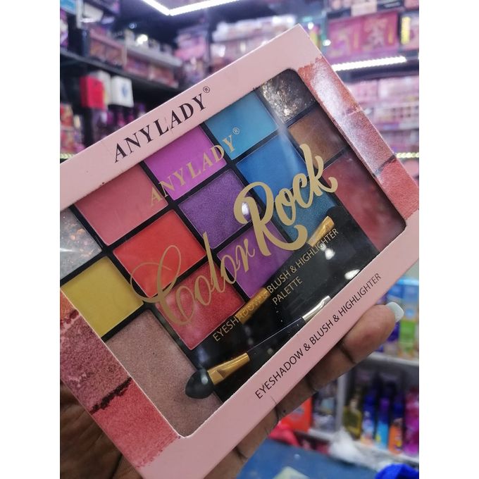 Fashion 12 colours matte eyeshodow palette view 2