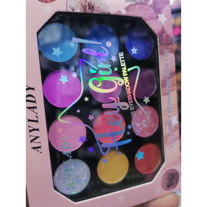Fashion 12 colours matte eyeshodow palette