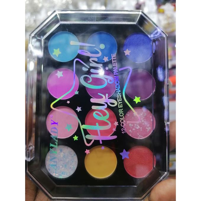 Fashion 12 colours matte eyeshodow palette view 3