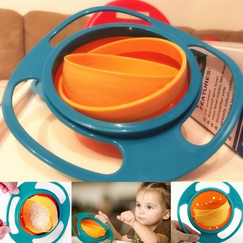 Non spill toddler gyro bowl