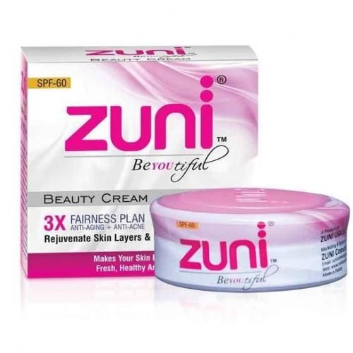 Zuni Beauty brightening 3 times fairness cream anti aging and anti acne