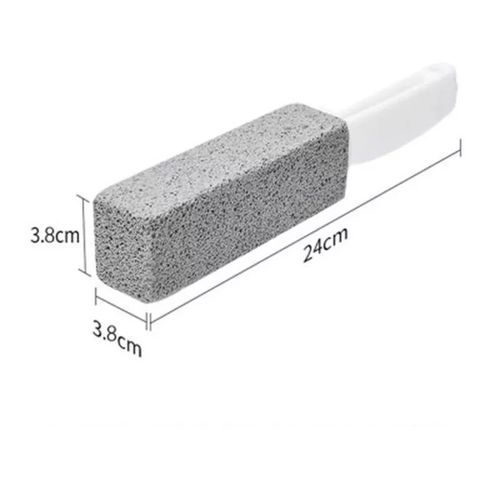 Pumice stone toilet scrubber tough stubborn stains remover