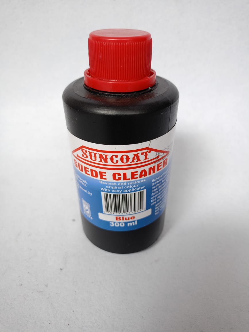SUNCOAT Suede Cleaner 300ml,eliminates tough stains and protect suede shoes against dust and dirt, it softens your suede to keep them loking good as new, available in all colours