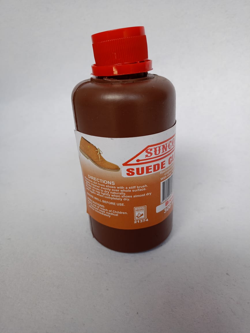 SUNCOAT Suede Cleaner 300ml,eliminates tough stains and protect suede shoes against dust and dirt, it softens your suede to keep them loking good as new, available in all colours