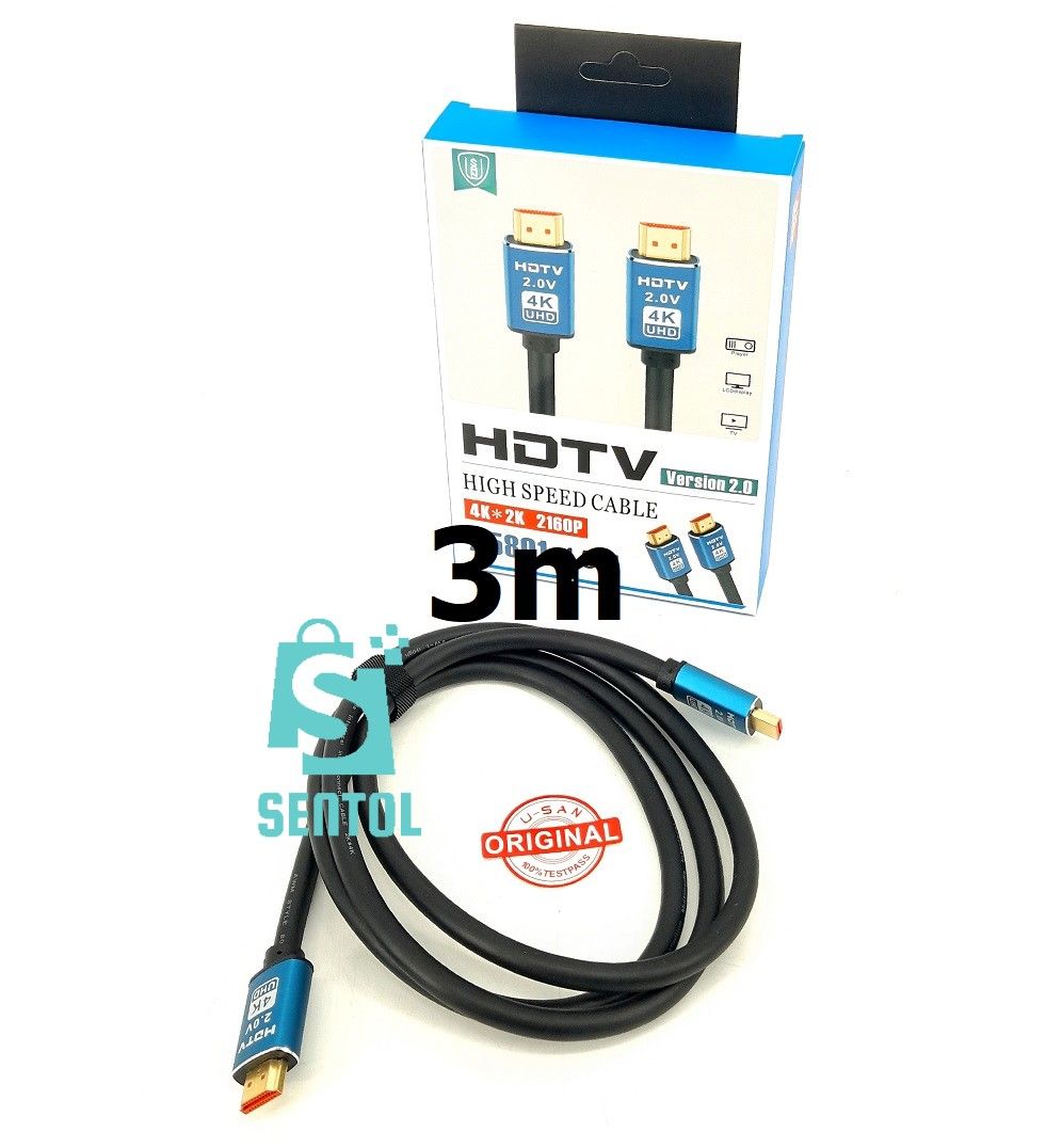 3m High Speed 4K HDMI to HDMI Cable