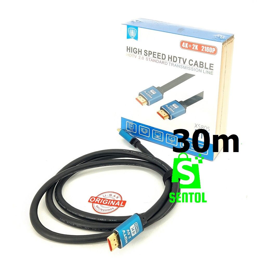 30m Premium High Speed 4K HDMI to HDMI Cable