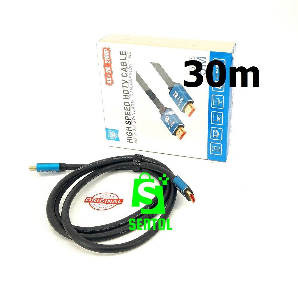 30m Premium High Speed 4K HDMI to HDMI Cable