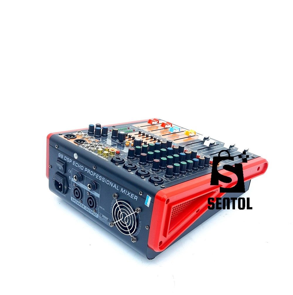 99 DSP Echo Professional Powered Mixer with USB, Bluetooth, EQ