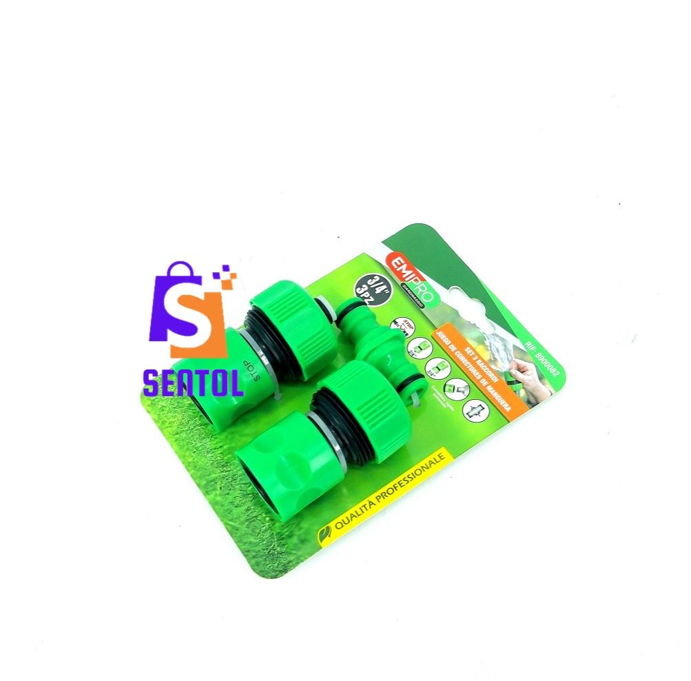 3PCS ¾ inch Garden Hose Connectors