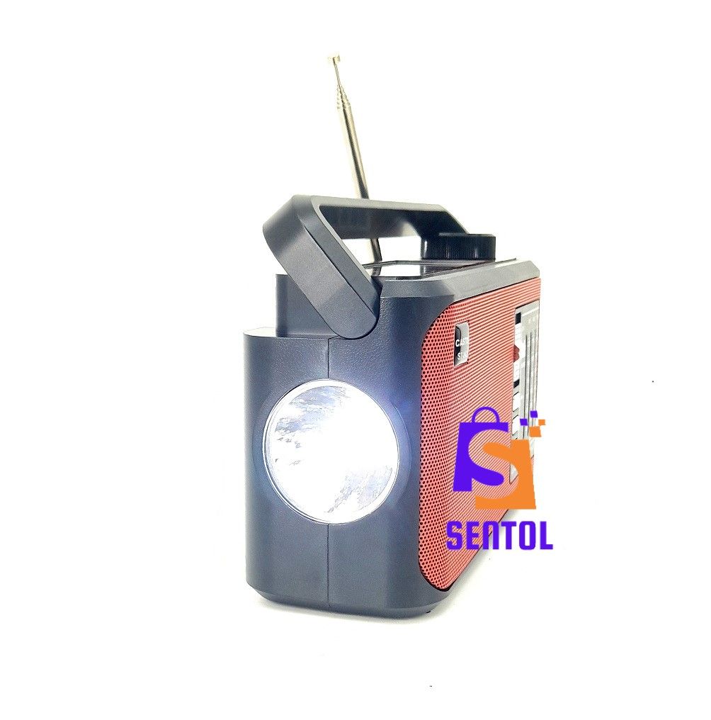 ST2421 Solar Rechargeable 3 Band Radio with Bluetooth, USB, TF Card, Torch