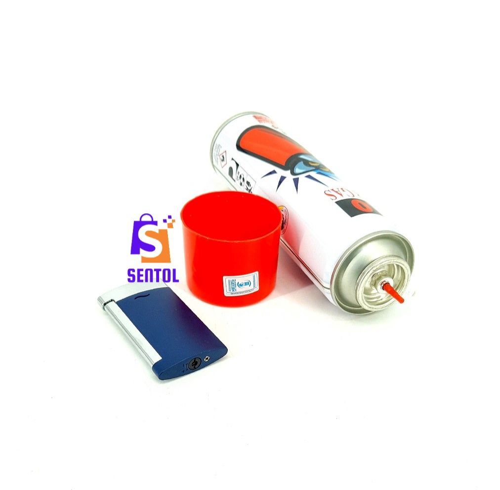 Jet Flame Butane Gas Lighter and 270ml Refill