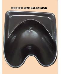 LOCAL SALON SINK BASIN【Plastic Material】Lightweight and portable, no sharp corns, safety to use. 【Easy to Use】