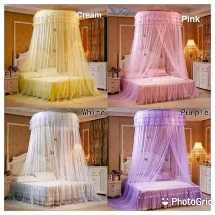 4 by 6 Round mosquito netThis compact mosquito net protection is extremely light in weight. The protection is flexible and can be easily folded like an umbrella. This Hanging mosquito protection is po