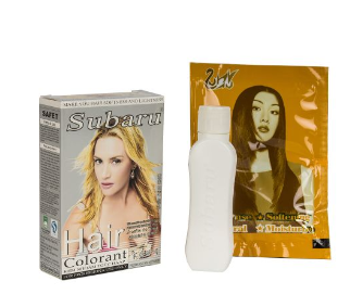 2 Pieces Subaru Hair Dye Protective Creme With Protin Conditioner-Gold Coral