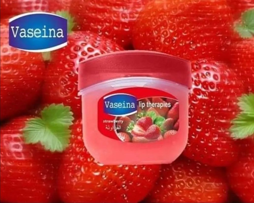 Vaseina Lip Theraples  For Soft, Smooth Lips Vaseina Rosy Lips Balm for soft & Pink Lips -AS PICTURE