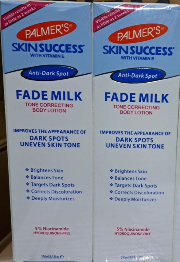ORIGINAL Palmer's Anti-Dark Spot Fade Milk Tone Correcting Brightening Body Lotion Palmers skin success body lotion Even tone Fade Milk with Vitamin E and Alpha Hydroxy Anti dark spot fade tone correc