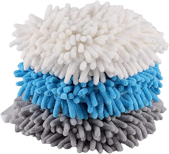 Bathroom Hand Towels with Hanging Loop,Super Absorbent Hanging Kitchen Plush Quick-Drying Towel Soft Absorbent Hand Towel