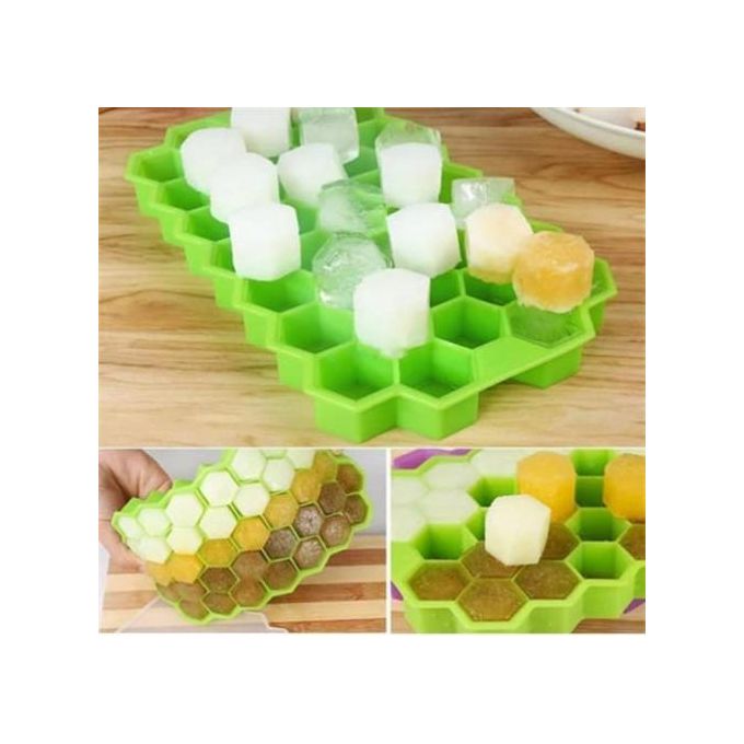 Silicone Ice Cube Molds with Lid Food Grade Ice Trays BPA Free Safe Easy-Release Flexible 37 Cubes for Chilled Drinks Whiskey Cocktails DIY Time at Home