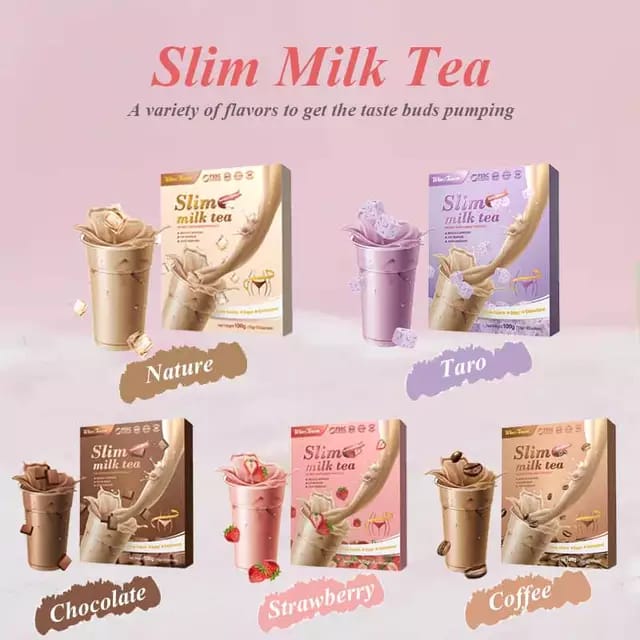 Slim Milk Tea,Weight Loss Slimming Herb Milk Tea,Chocolate Flavor