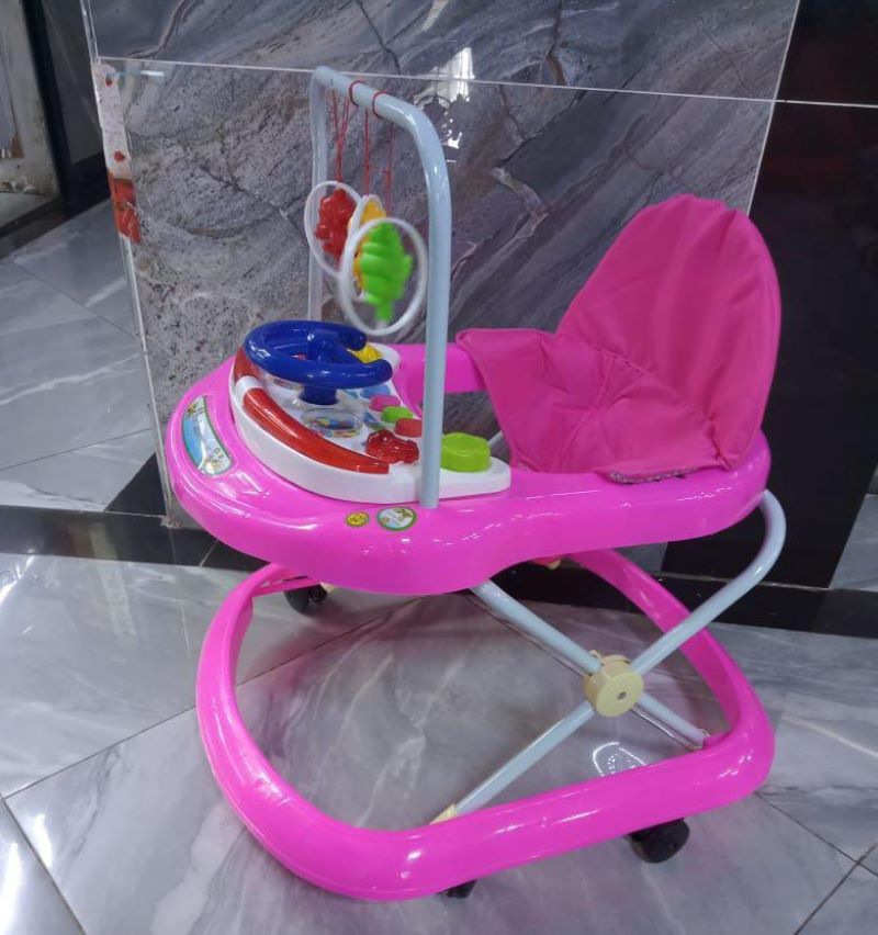 multi-function Baby Walker Easy Folding Portable high quality protection cushions Baby Walker with melody