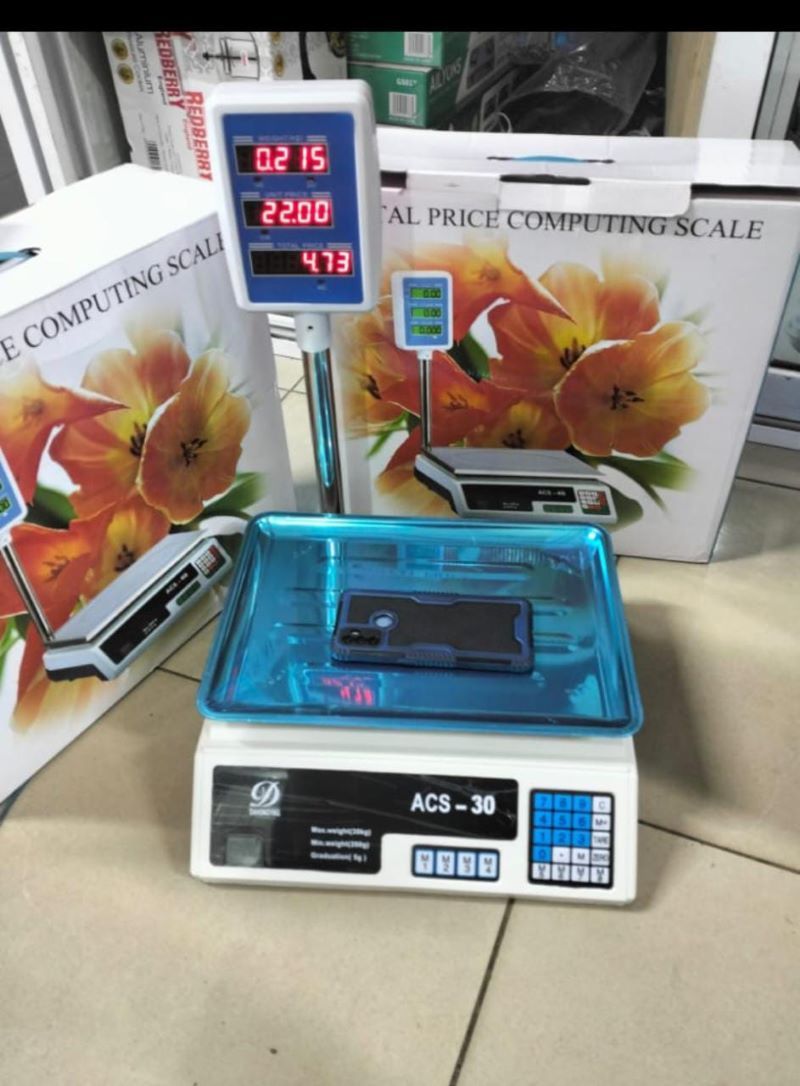 Restocked ACS Digital Rechargeable Weighing Scale (up to 30 kgs)