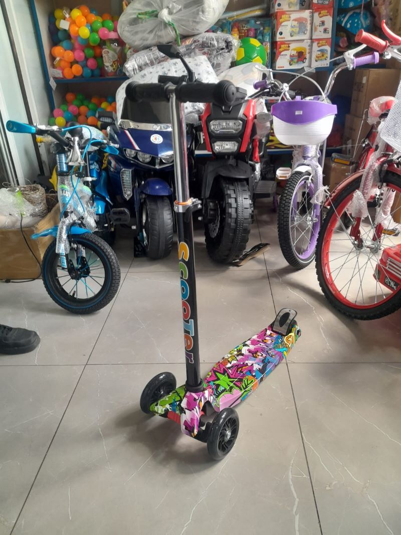 RESTOCKED Custom Kid Toy Bike 3 Wheels Kids Foot Kick Portable Scooter for KIDS 3 - 6 Years