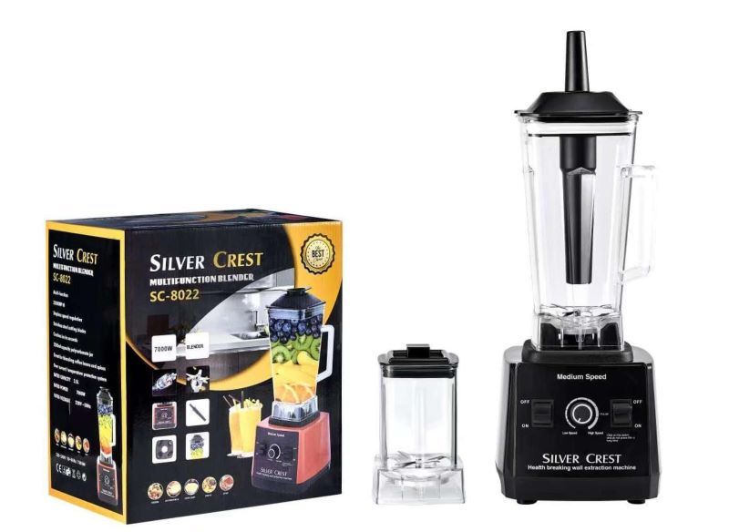 RESTOCKED COMMERCIAL BLENDER  2in1 New silver crest blender  2.5Litre Jug Grinder Jug  Countertop Blenders