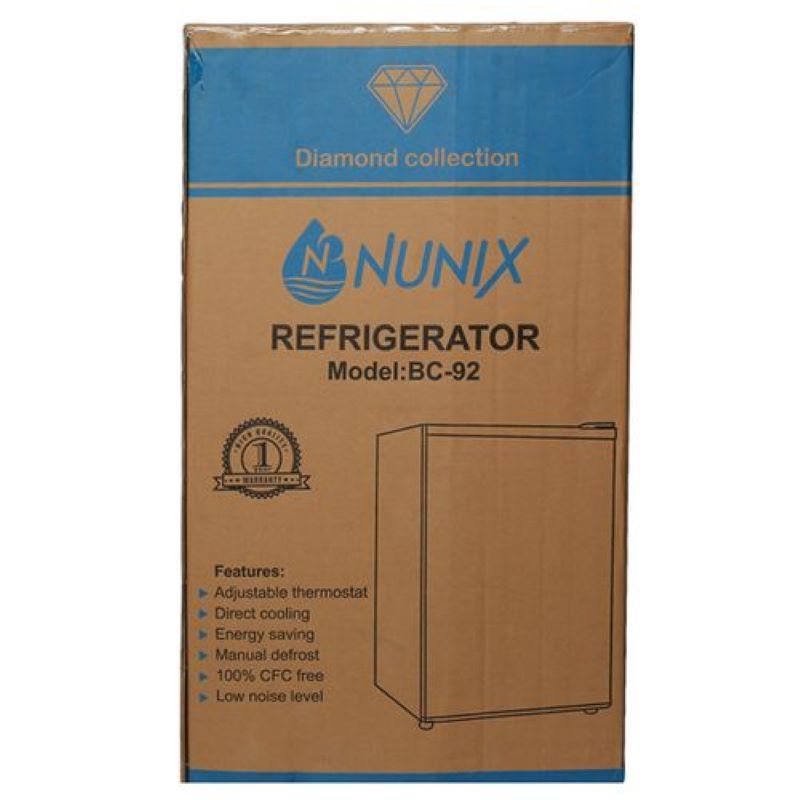 RESTOCKED Efficient Cooling for Your Kitchen: Nunix BC-92 92L Single Door Fridge