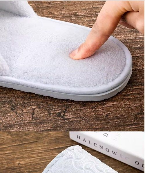 (2PAIRS)Luxury indoor  Hotel Slippers - Set of Two