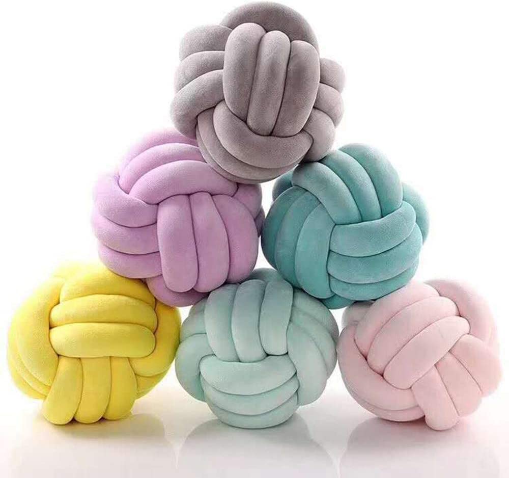 2pc knot pillows/home decor knot pillows, pairs and random/home decor accents knot pillows/handmade home decor knot pillows